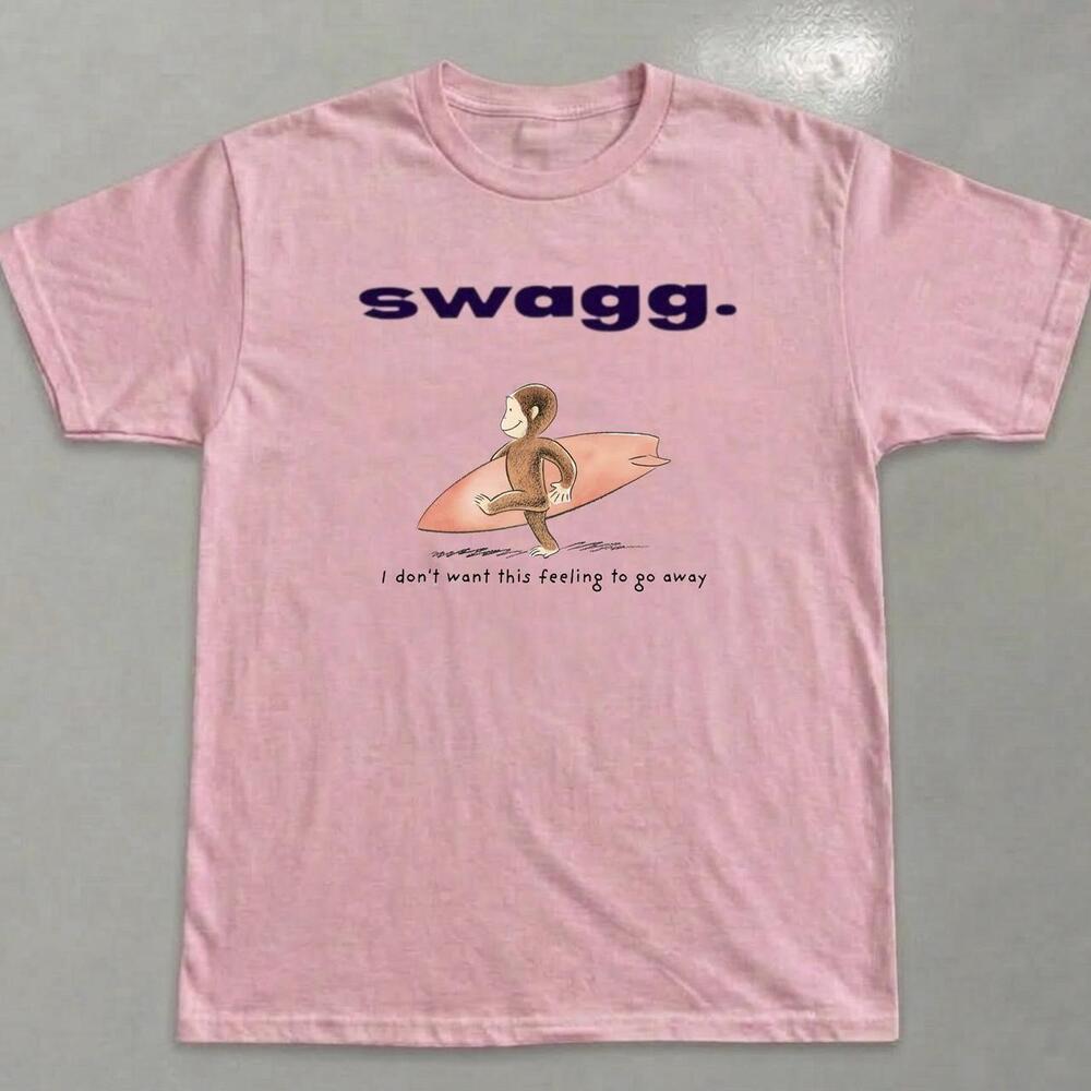 Swagg Surfing Monkey T Shirt Fit